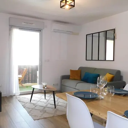 Cozy T2 Les Sables D'or 100m From The Beach Apartman Antibes